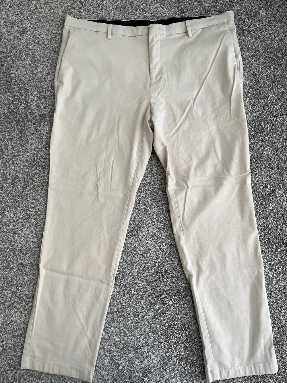 Men’s Kenneth Cole Cream Slim Fit Dress Pants